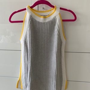 Autumn Cashmere cotton tank sweater